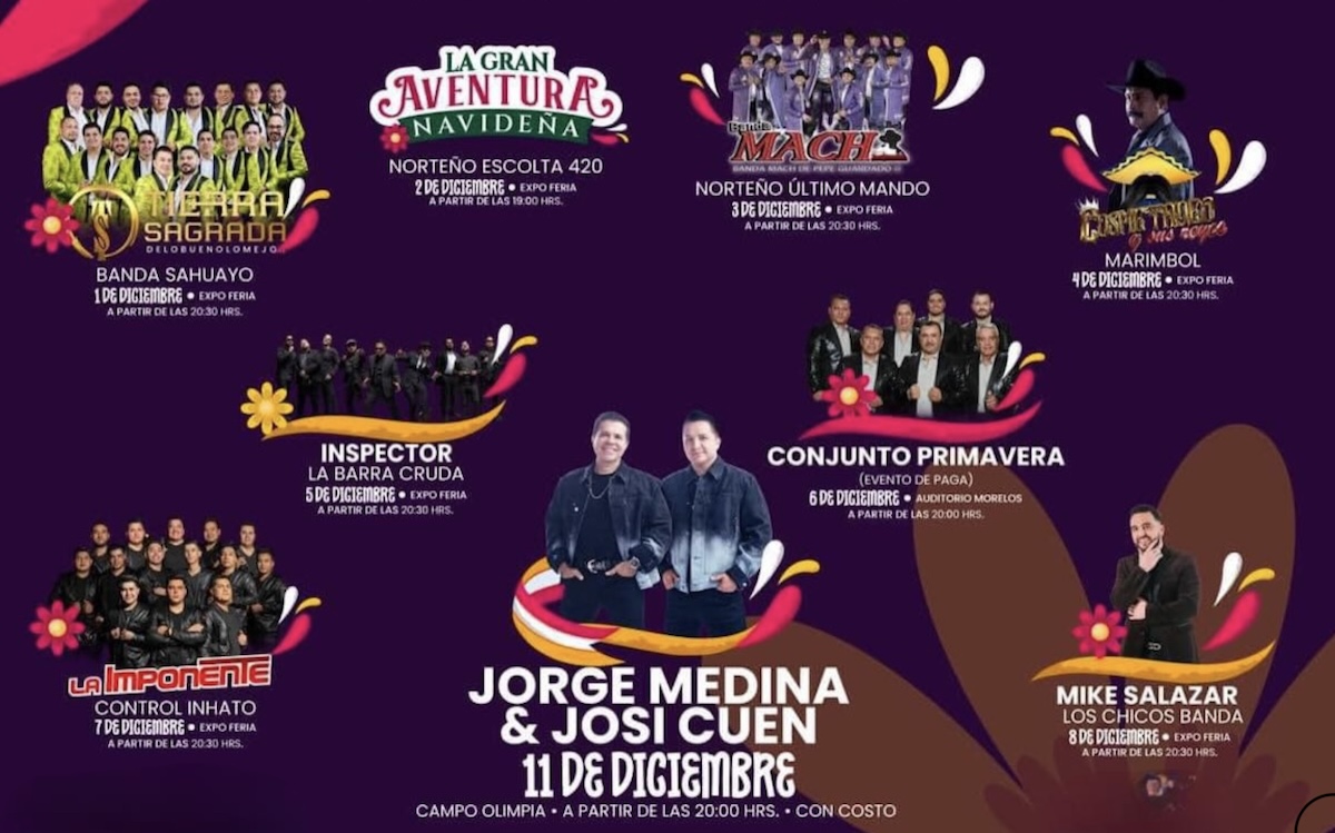 Feria Sahuayo 2024: fechas, cartelera de artistas y horarios