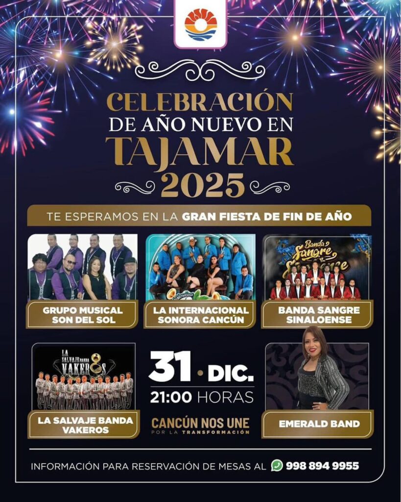 31 de diciembre en Cancún: concierto por Año Nuevo