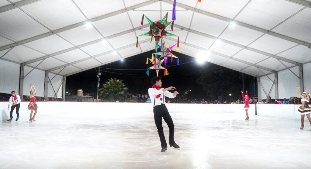 Foto de pista de patinaje para nota sobre Pista de hielo GRATIS en Azcapotzalco: ubicación, horario y todos los detalles