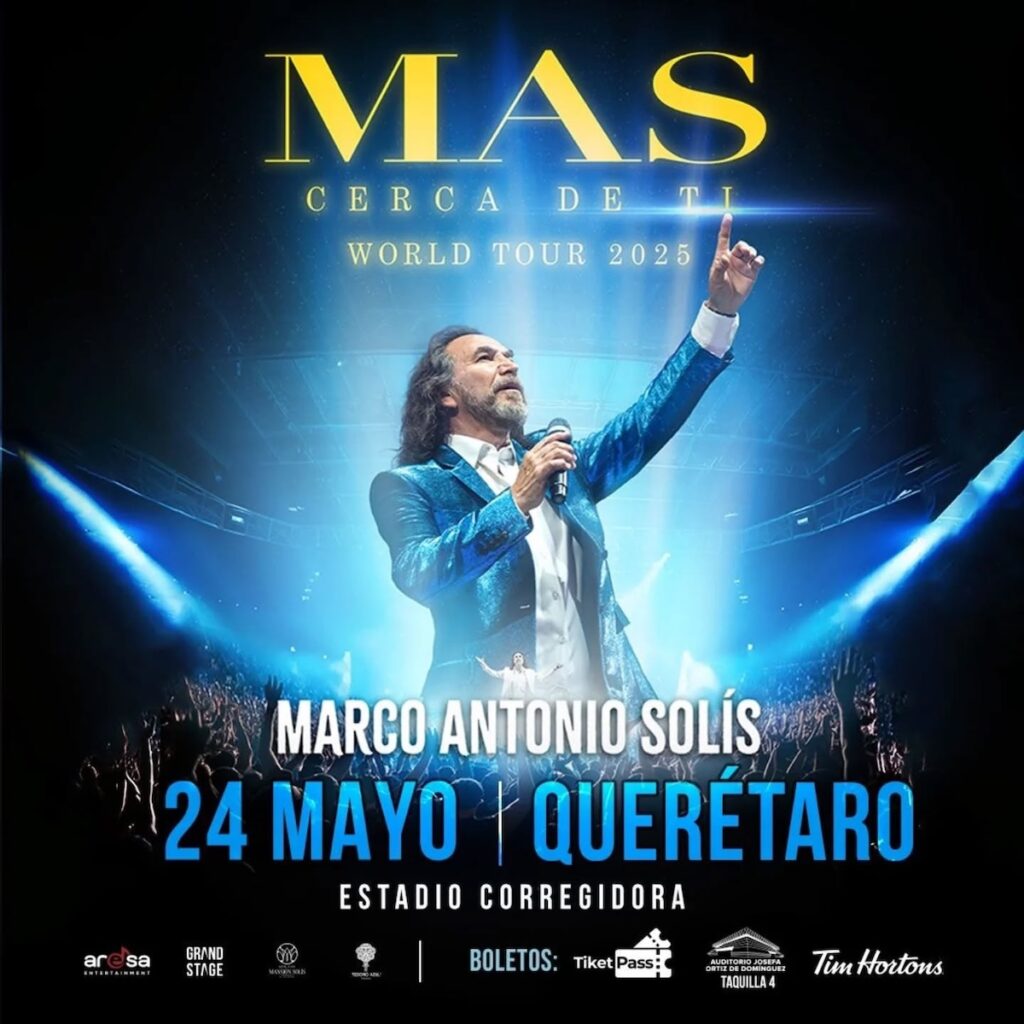 foto para nota de los boletos para Marco Antonio Solís en Querétaro 2025 