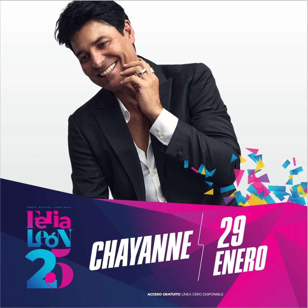 foto para nota del precio de los boletos para Chayanne de la Feria de León 2025