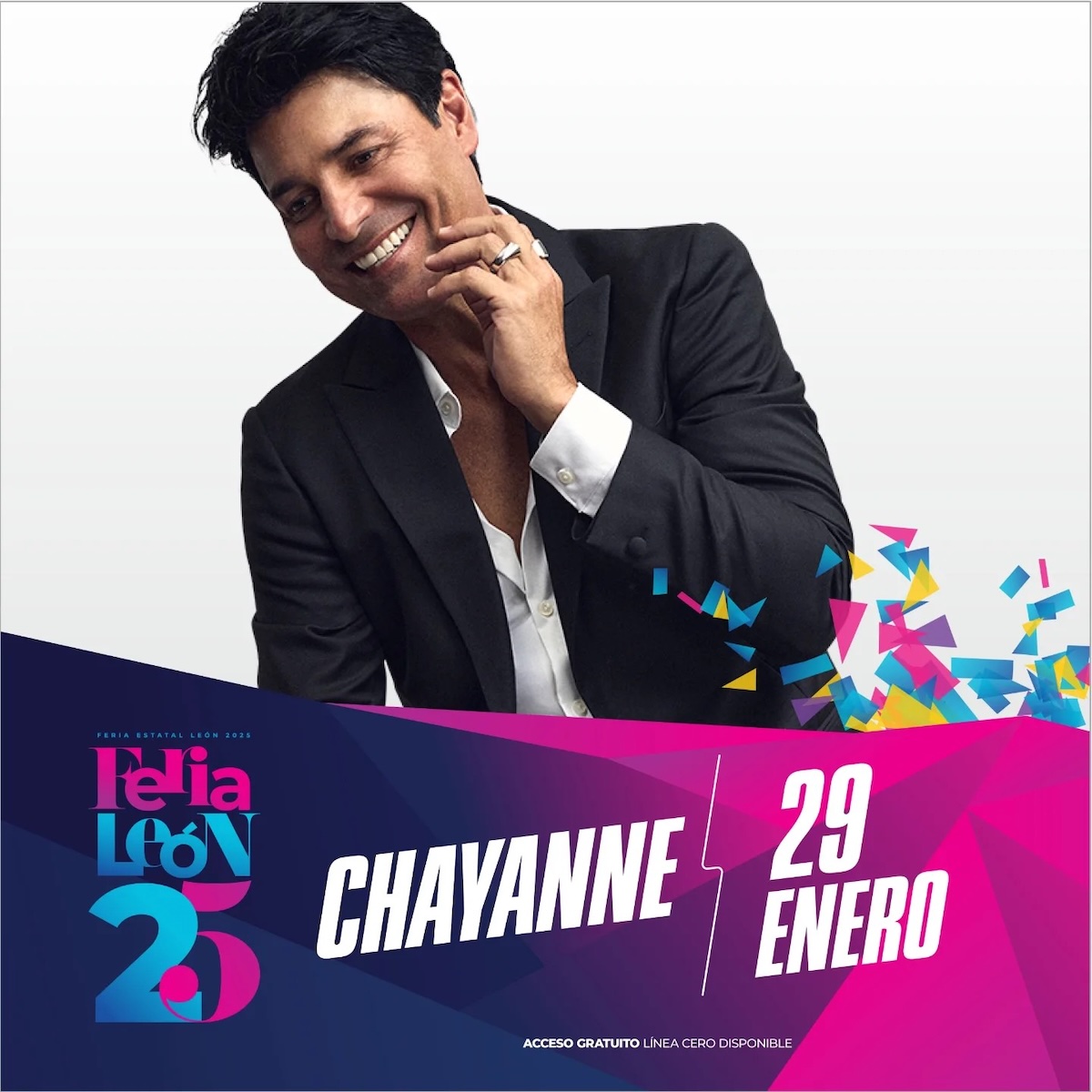 Boletos para Chayanne Feria de León 2025 precio del Foro Mazda