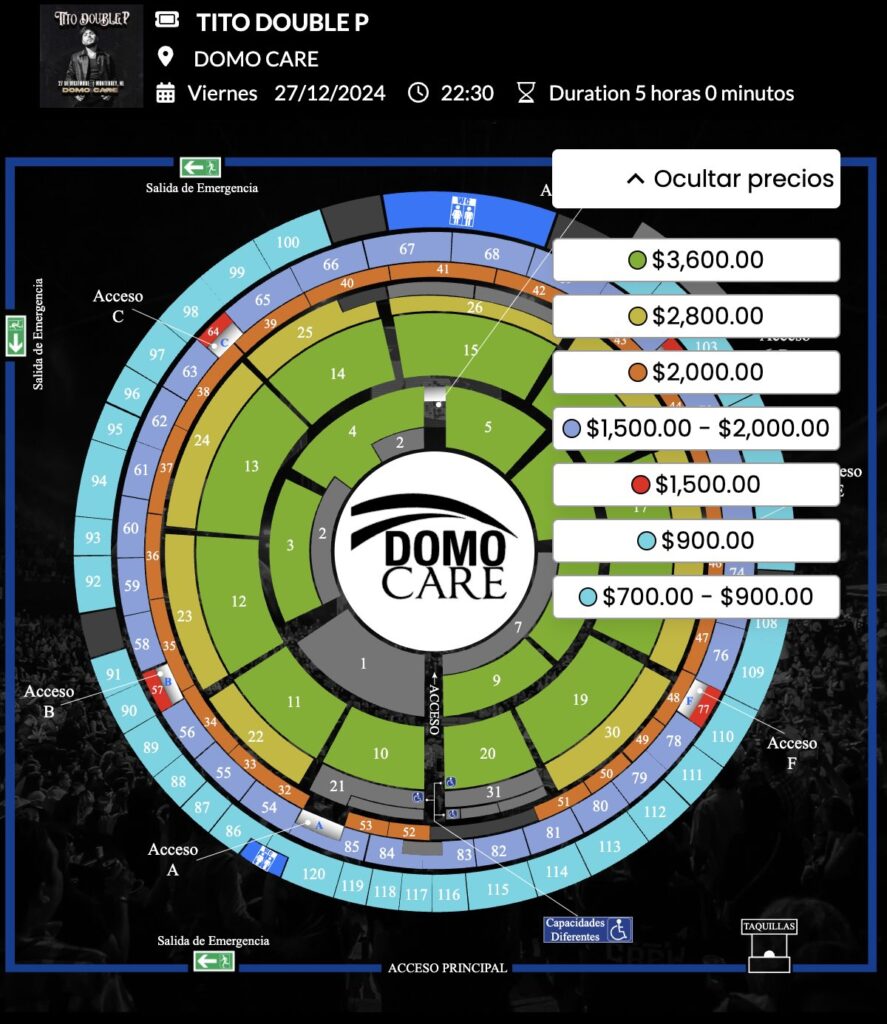 foto para nota de los precios de los boletos para Tito Double P en Monterrey 2024