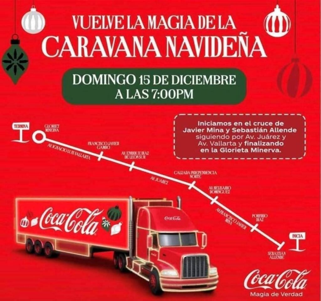 foto para nota de la Caravana Coca-Cola 2024 Guadalajara