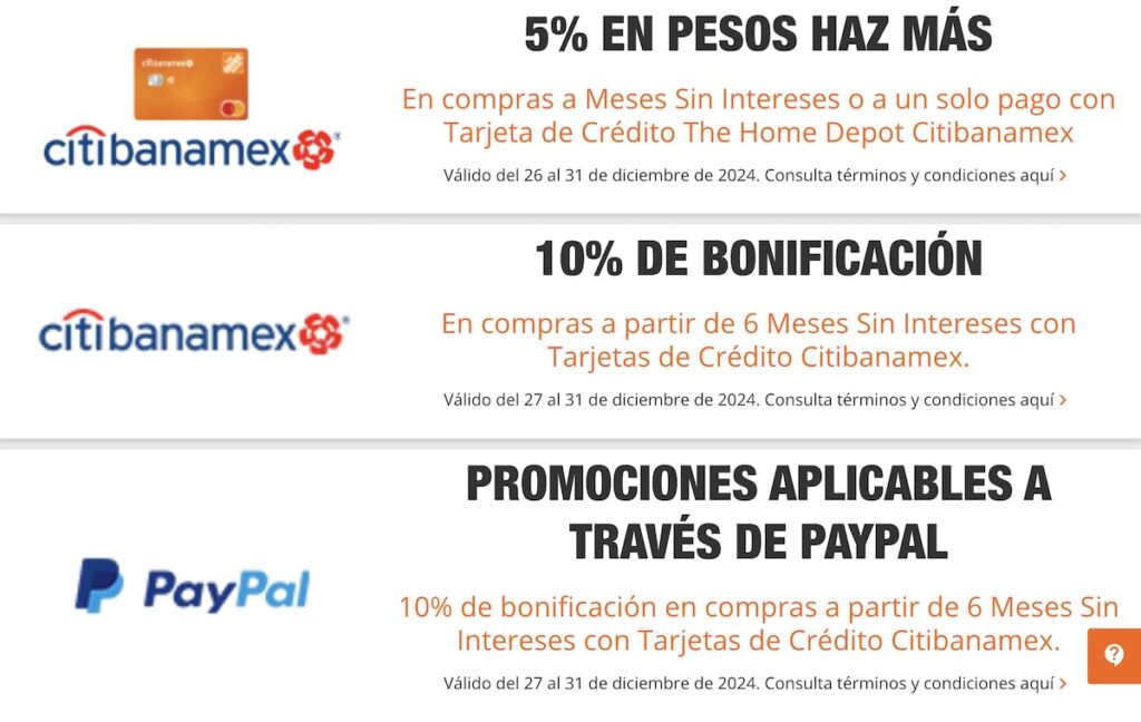 Home Depot: horario de hoy 31 de diciembre y 1 de enero 2025 