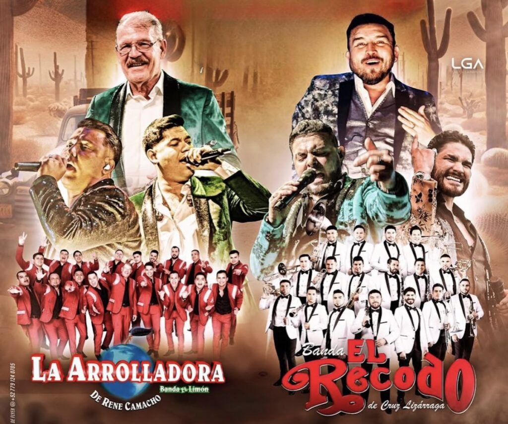 Boletos El Recodo y la Arrolladora en Mexicali: precios en El Florido