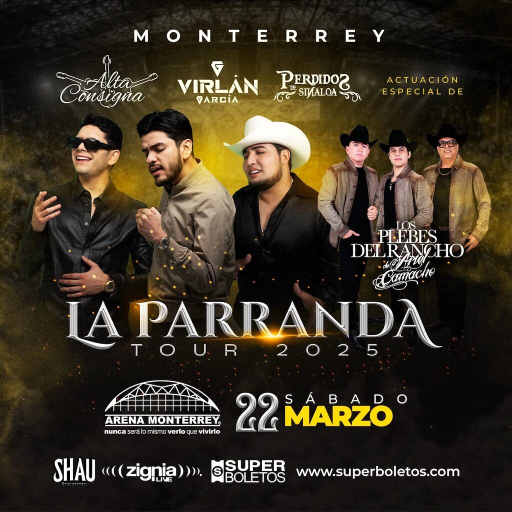 Boletos para La Parranda tour en Monterrey 2025