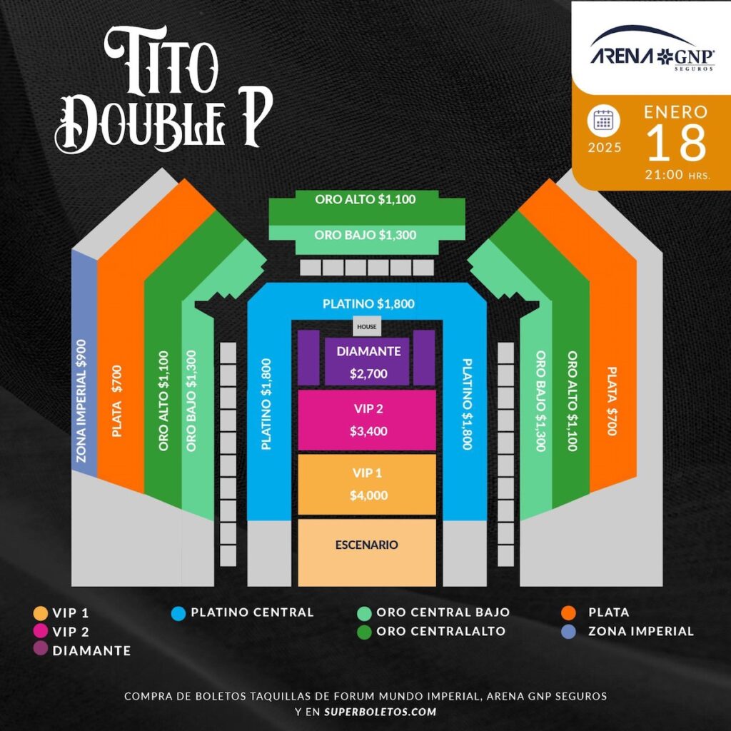 Boletos para Tito Double P en Acapulco 2025: precios y venta Superboletos