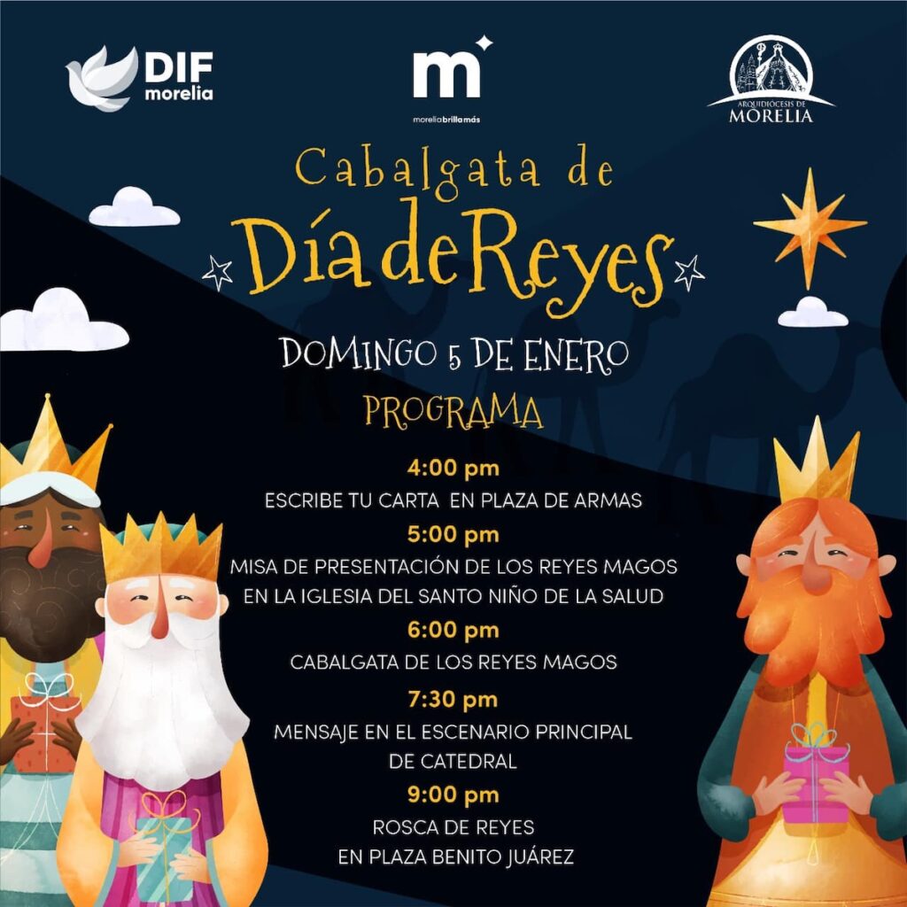 Cabalgata de Reyes Magos Morelia 2025