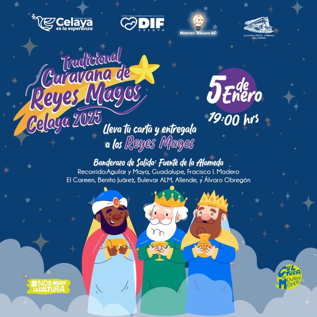 Cabalgata y caravana de Reyes Magos Celaya 2025: horario, ruta y clima