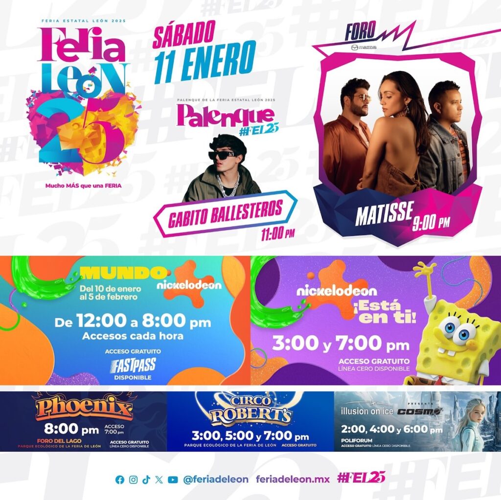 Horarios Feria de León 2025: a qué hora abre, conciertos y espectáculos