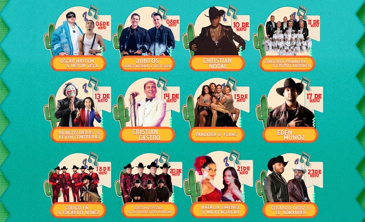 Palenque EXPOGAN Hermosillo 2025 Sonora cartelera y boletos ConciertosMX